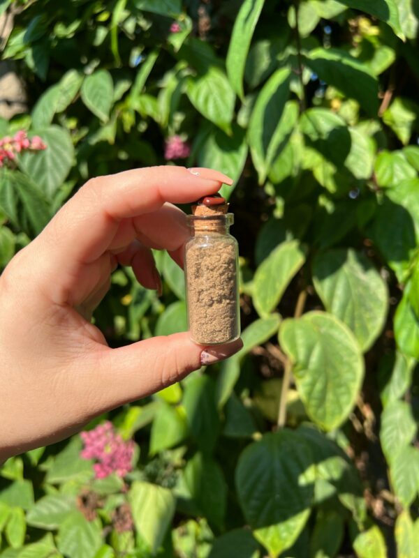 Pó de encanto é ideal para quem deseja atração, olhares, sedução, magnetismo, brilho pessoal e destaque. Pode ser usado na intenção para relacionamento amoroso rosa verde