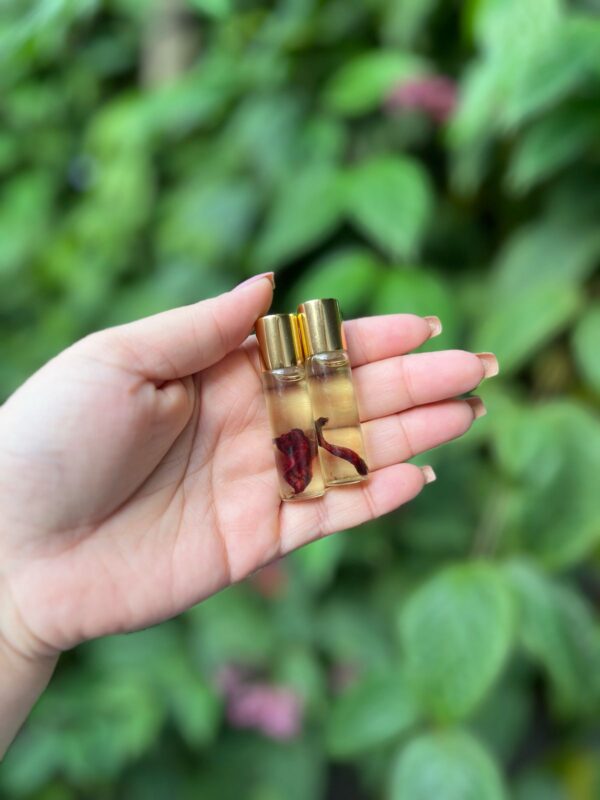 Óleo de amo consagredo na energia dos ciganos do amor - Rosa Verde