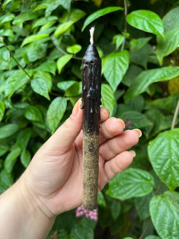 Vela mágica proteção: Ideal para quem deseja proteção espiritual, limpeza energética e rompimento de laços negativos rosa verde