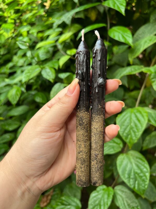 Vela mágica proteção: Ideal para quem deseja proteção espiritual, limpeza energética e rompimento de laços negativos rosa verde
