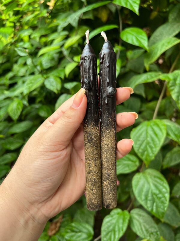 Vela mágica proteção: Ideal para quem deseja proteção espiritual, limpeza energética e rompimento de laços negativos rosa verde